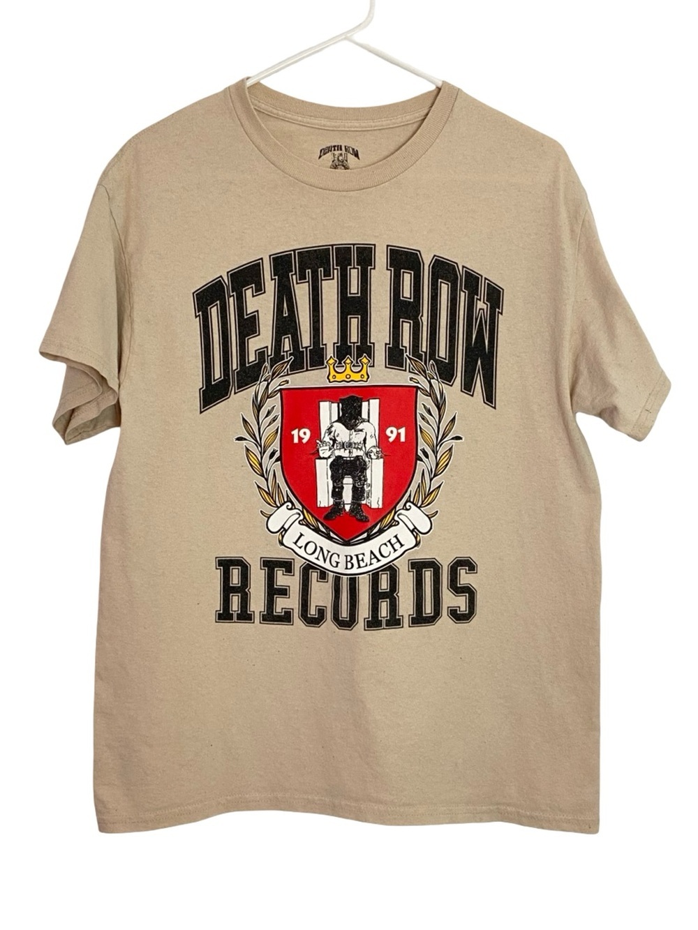 Death Row Records Tee Tshirt Mens Unisex Size Medium Chest 19 Length 27 T-Shirt